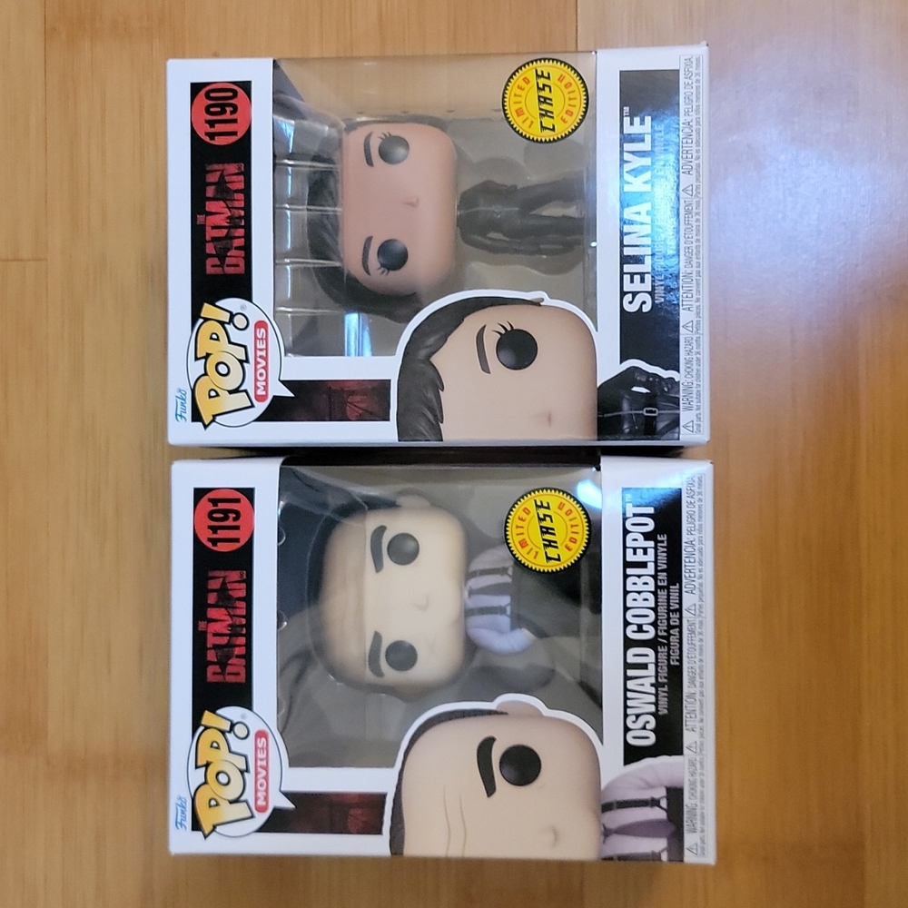The Batman Selina & Oswald Cobblepot Funko Pop Limited Edition Chase